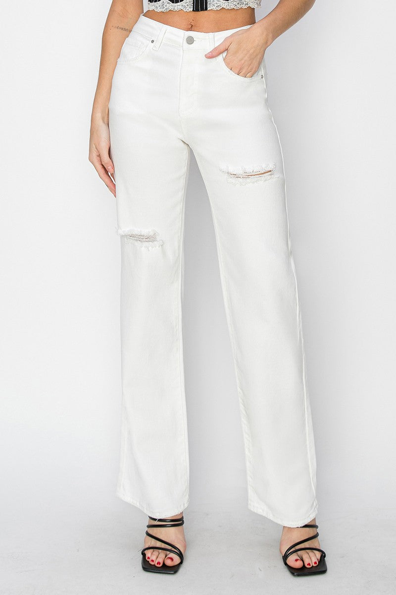 JOHANA HIGH-RISE STRAIGHT JEAN (RISEN)