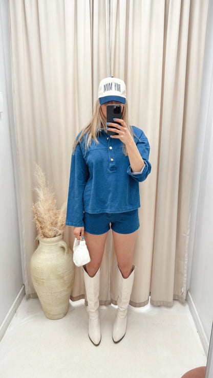 NEW BETHANY TWO PIECE SHORT SET