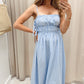 NEW CLAIRE NAUTICAL MIDI DRESS
