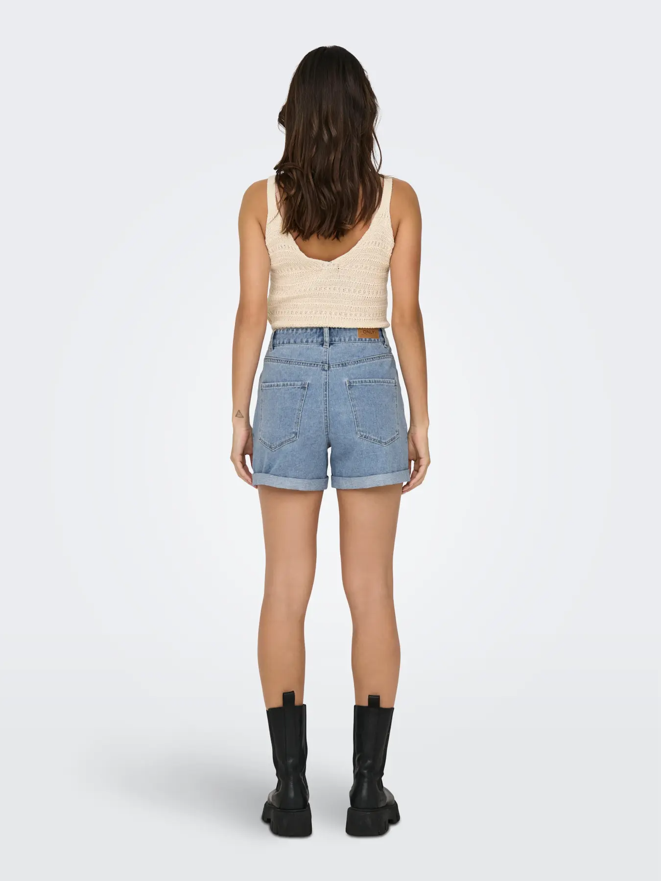 ONLVEGA HW MOM DNM SHORTS NOOS | ONLY