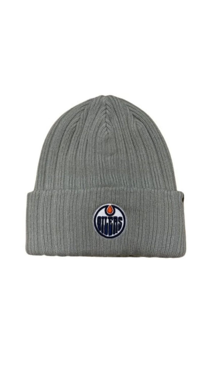 EDMONTON OILERS RIBBED HAYMAKER CUFF KNIT TOQUE | 47&