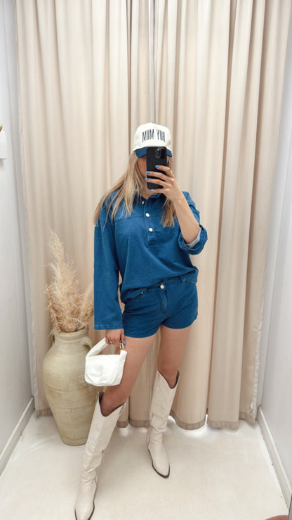 NEW BETHANY TWO PIECE SHORT SET