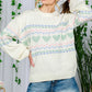 NEW RAYA HEART SWEATER (IVORY)