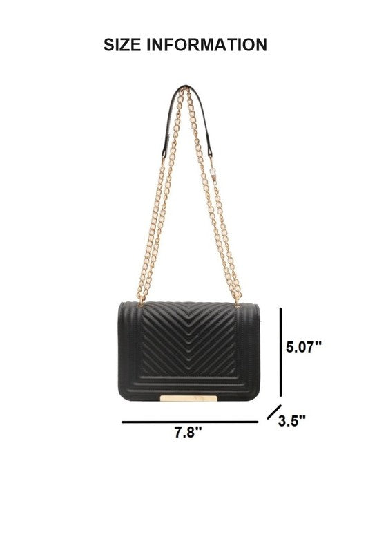 NEW CHARLOT QUILTED BAG (BLACK)