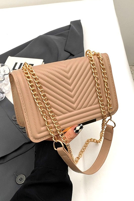 NEW CHARLOT QUILTED BAG (NUDE)