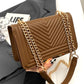 NEW CHARLOT QUILTED BAG (BROWN)