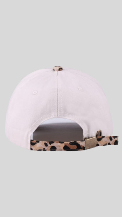 MAMA BASEBALL HAT (ANIMAL PRINT)