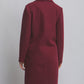 LONGLINE DRESS COAT (DEEP BURGUNDY)