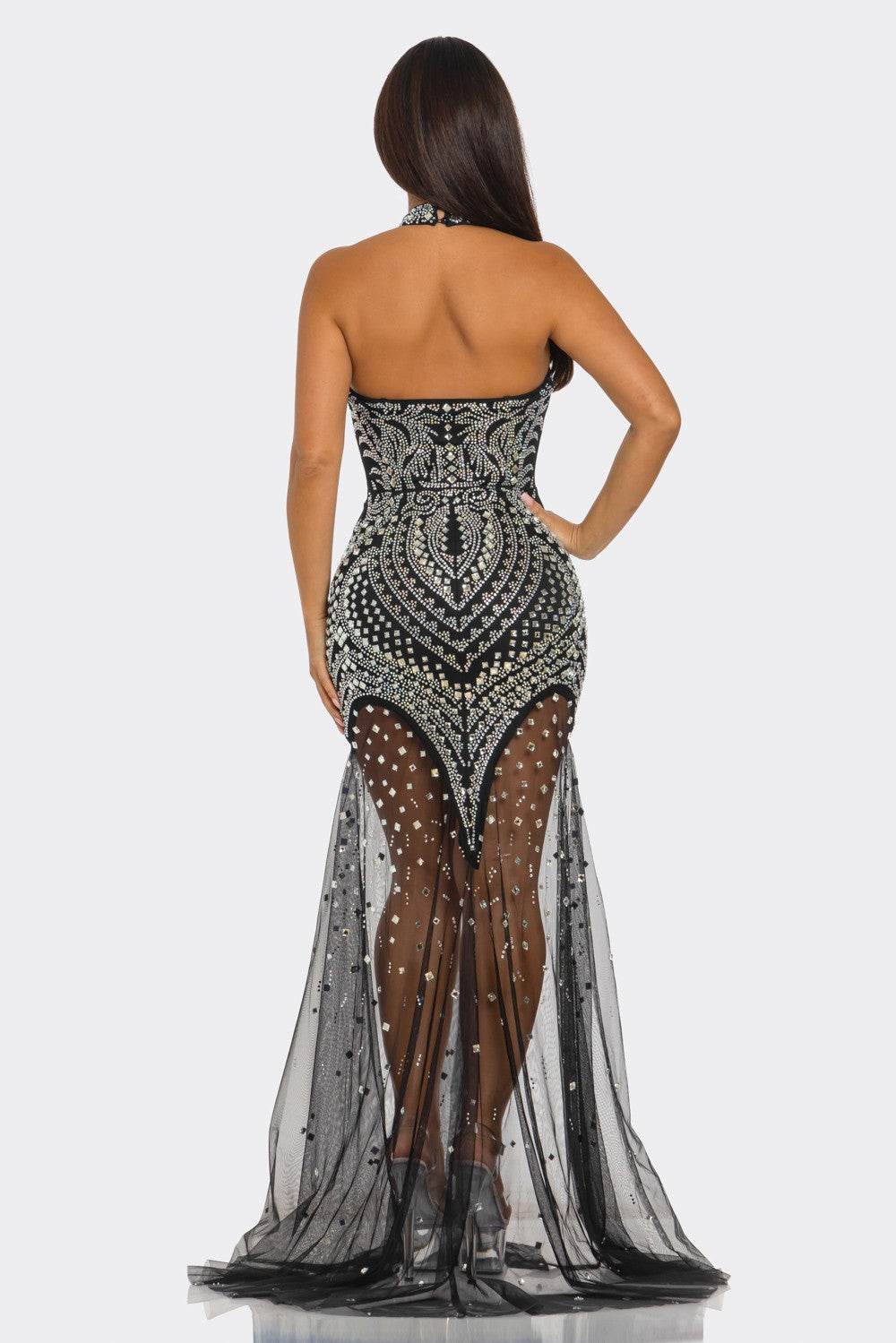 MESH MERMAID GOWN - BANJUL