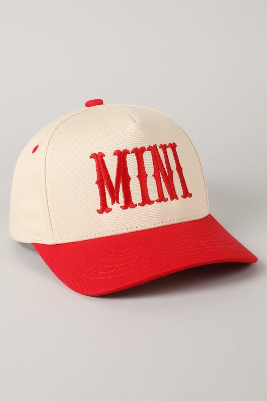 MINI KIDS BASEBALL HAT | BEST SELLER (RED)