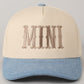MINI KIDS BASEBALL HAT | BEST SELLER (BLUE DENIM)