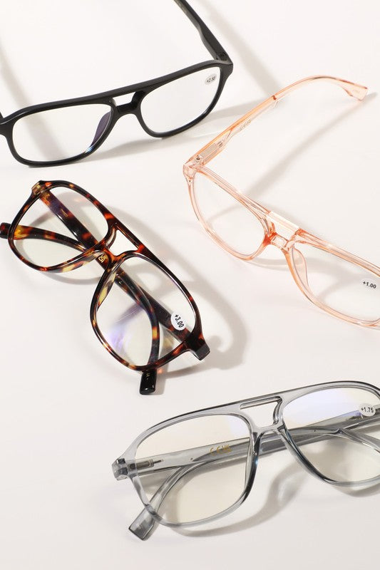 AVIATOR READING GLASSES | BLUE LIGHT
