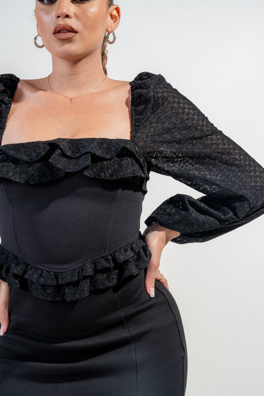 KALI CORSET TOP (BLACK)