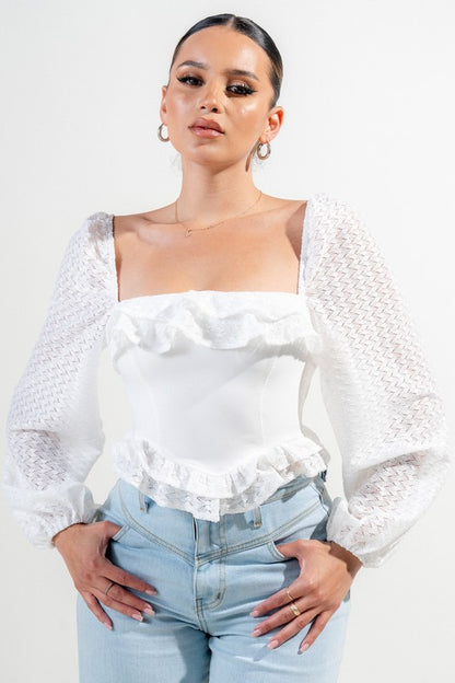 KALI CORSET TOP (WHITE)