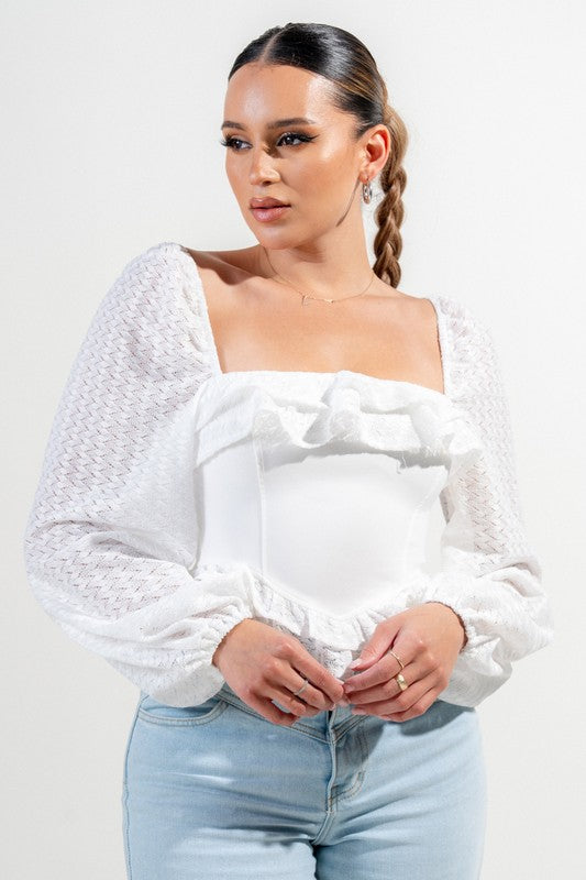 KALI CORSET TOP (WHITE)