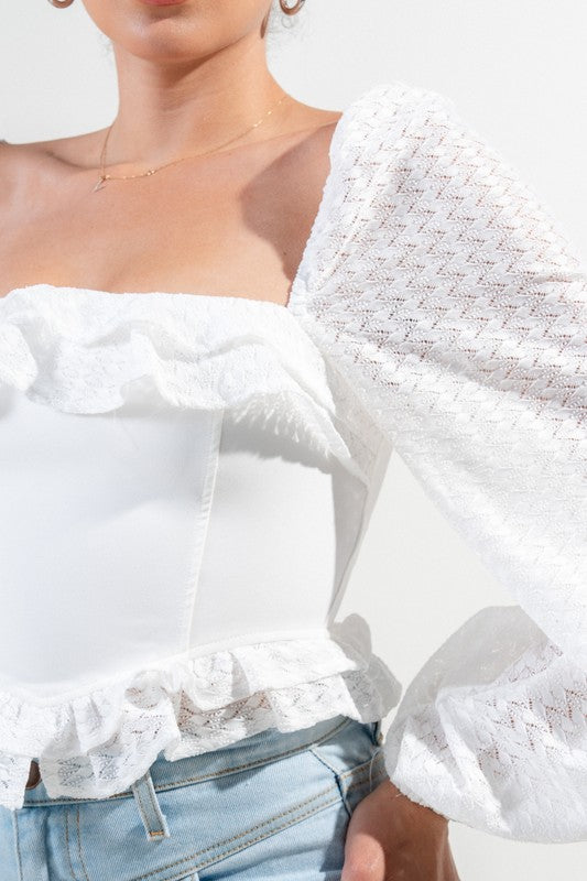 KALI CORSET TOP (WHITE)