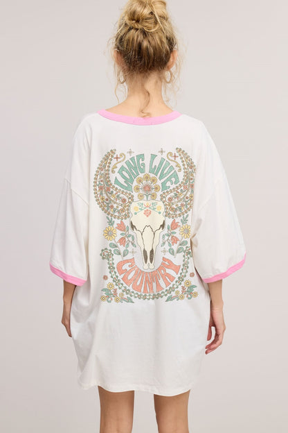 LONG LIVE COUNTRY GRAPHIC T-SHIRT