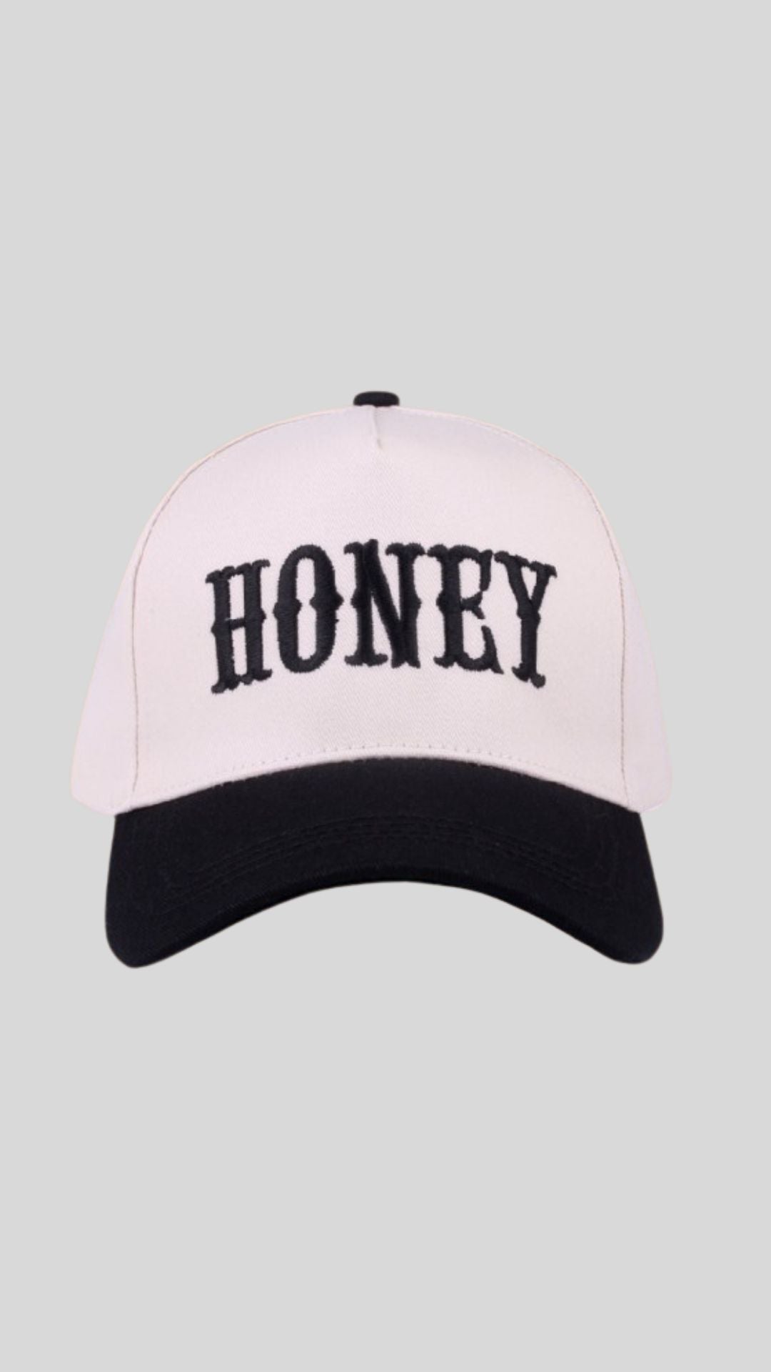 HONEY BASEBALL HAT (BLACK)