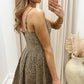NEW JENNA DENIM MINI DRESS (ANIMAL PRINT)