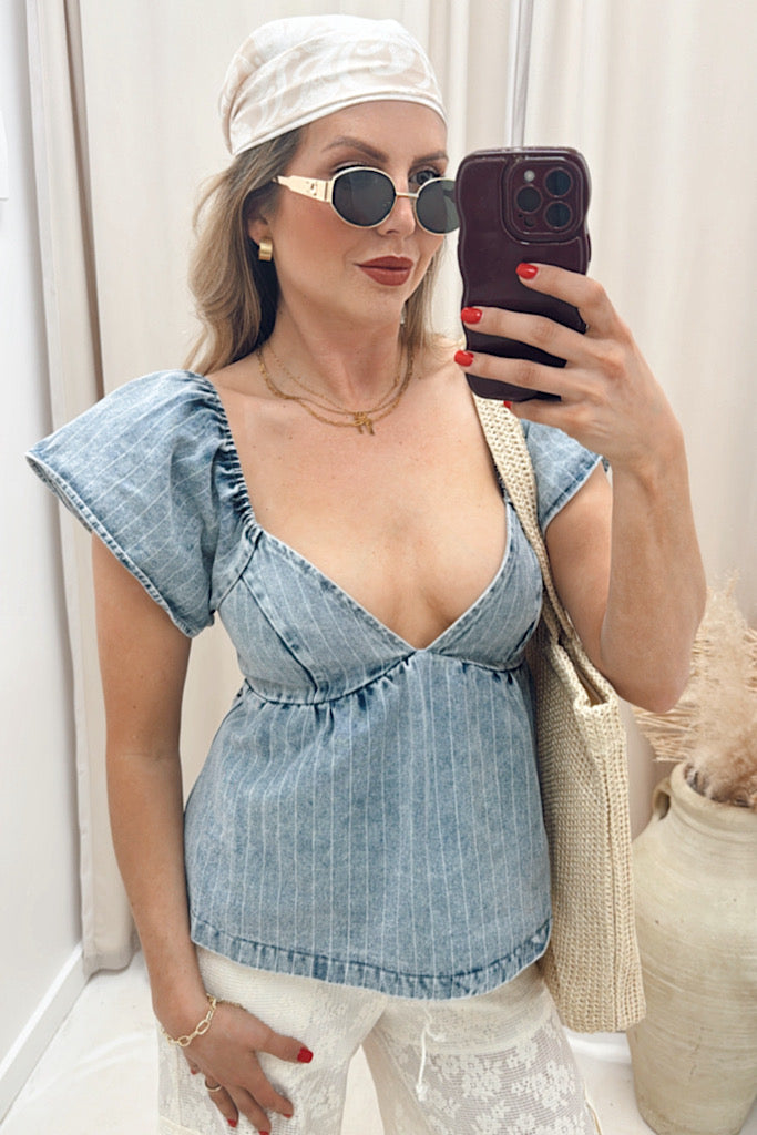 NEW BAILEY DENIM TOP