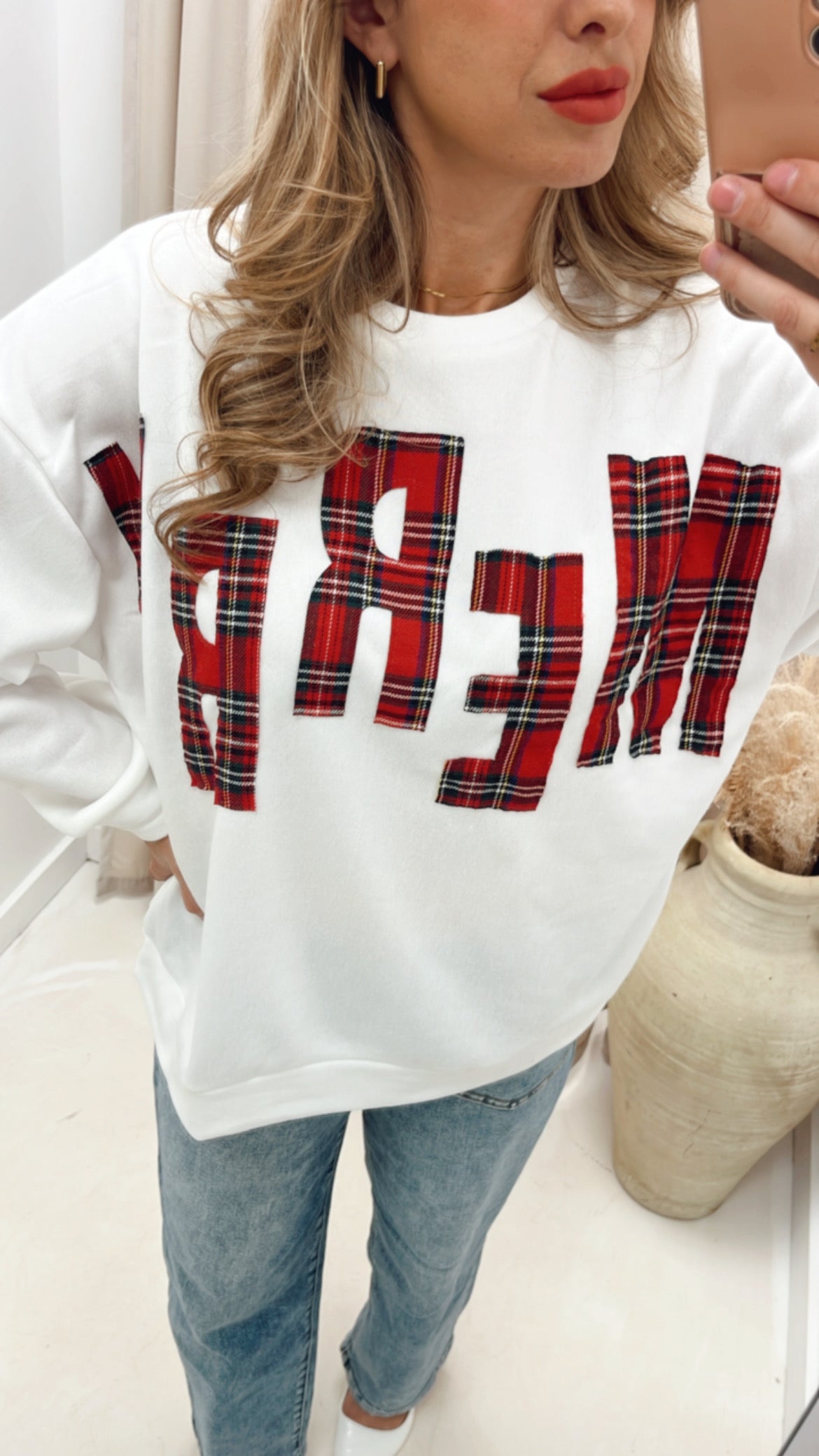 MERRY SWEATSHIRT (WHITE)