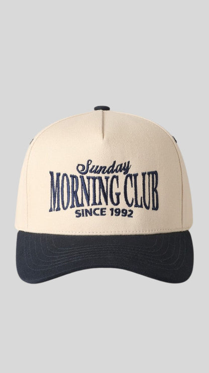 SUNDAY MORNING BASEBALL HAT | BEST SELLER | (NAVY)