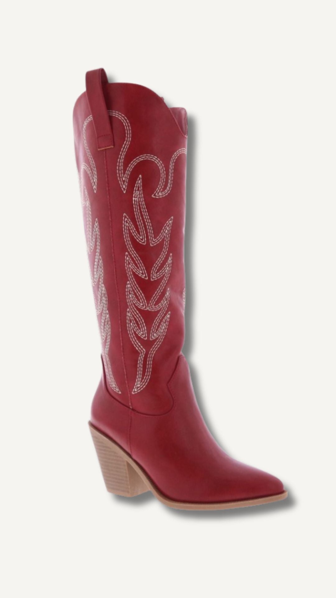 DARIAN COWBOY TALL BOOT (RED)