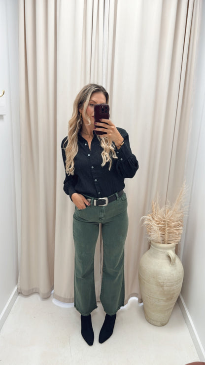 WILLOW DENIM BOOTCUT JEAN  (OLIVE)