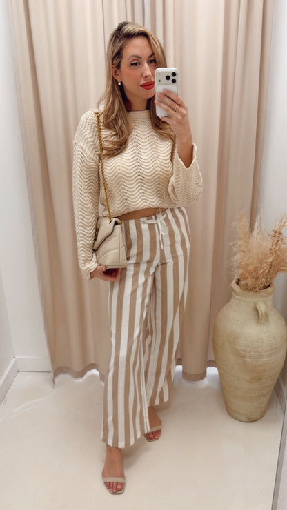 GOA MW LINEN BL PULL-UP PANT CC PNT