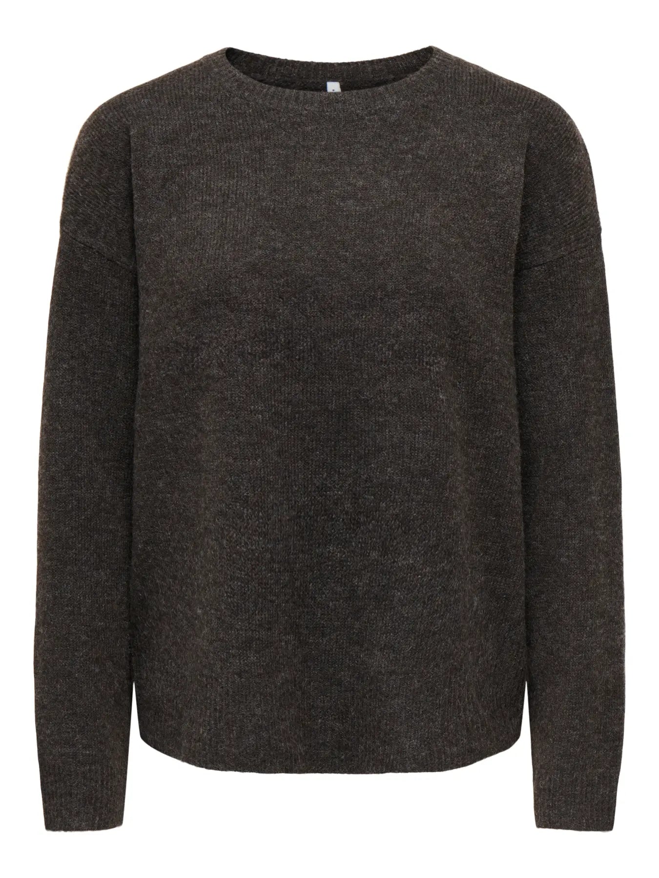 OLIVIA CREW NECK SWEATER | ONLY (BROWN)