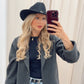 MABLE FEDORA HAT | BLACK