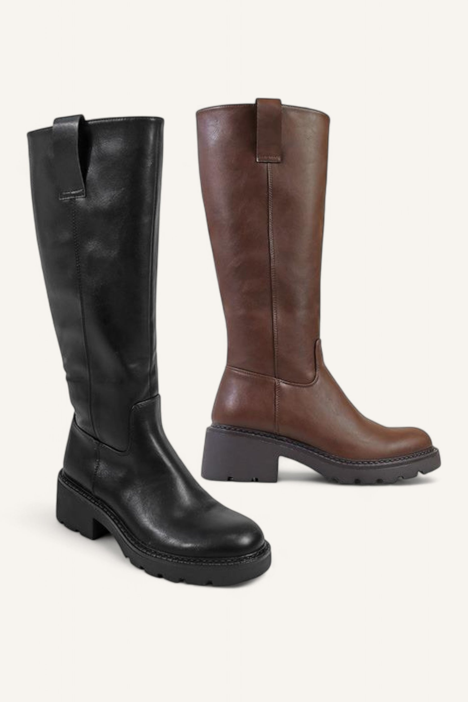 LINDSAY MID CALF BOOT (BLACK)