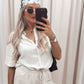 LYDIA TWO PIECE SHORT SET (LINEN)