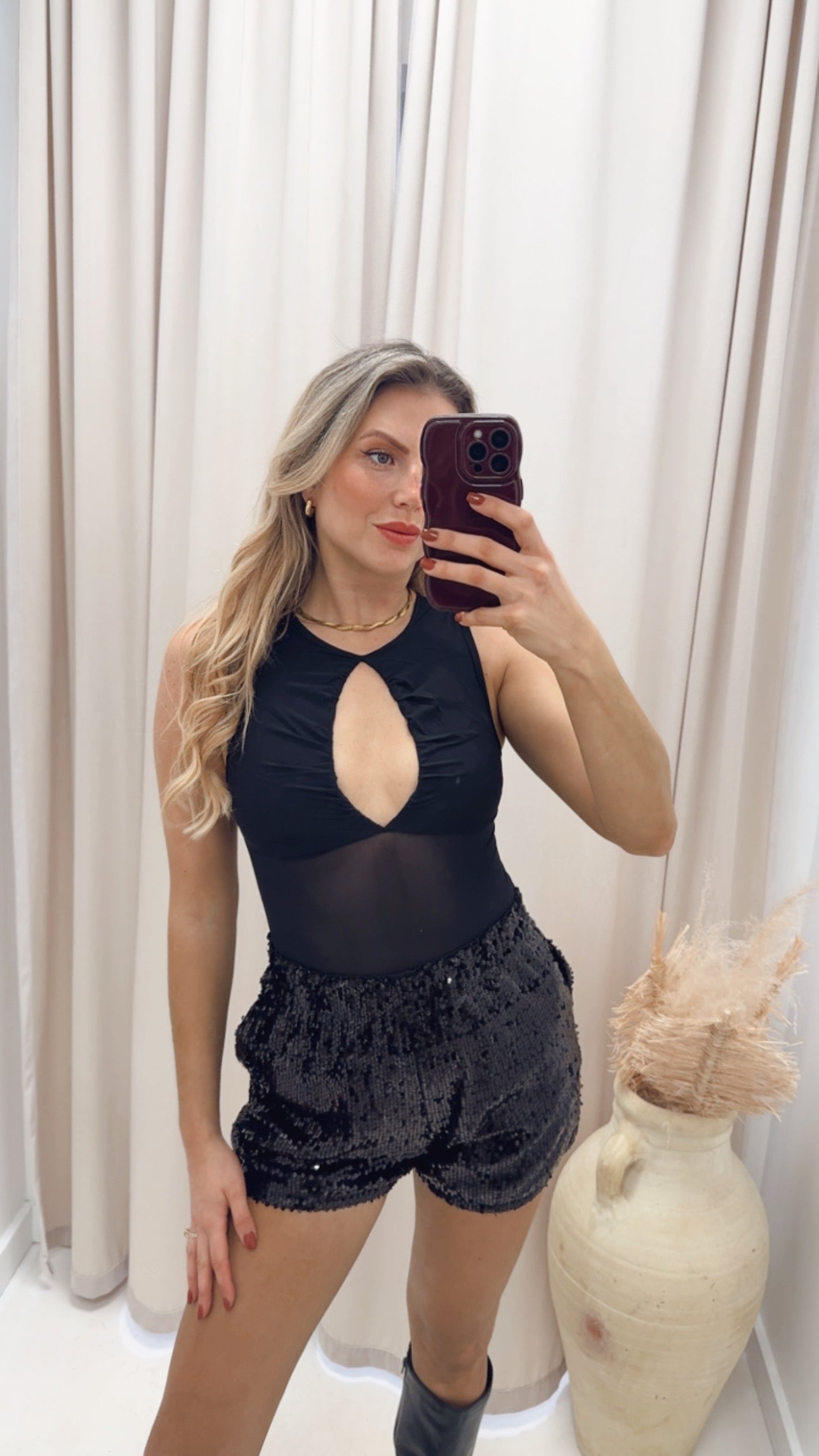 KEYHOLE BODYSUIT (BLACK)