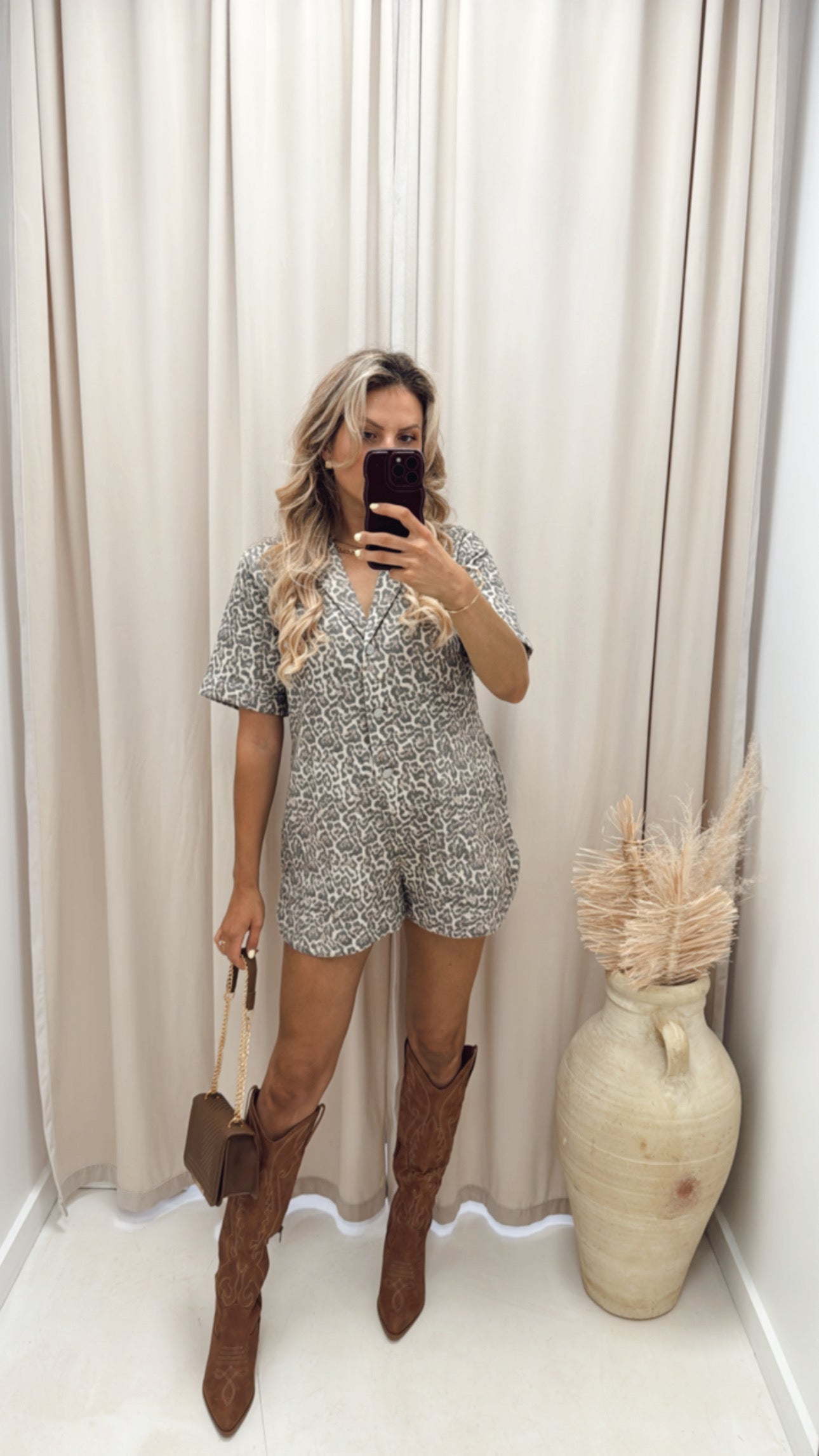 FLEMMING ANIMAL PRINT ROMPER