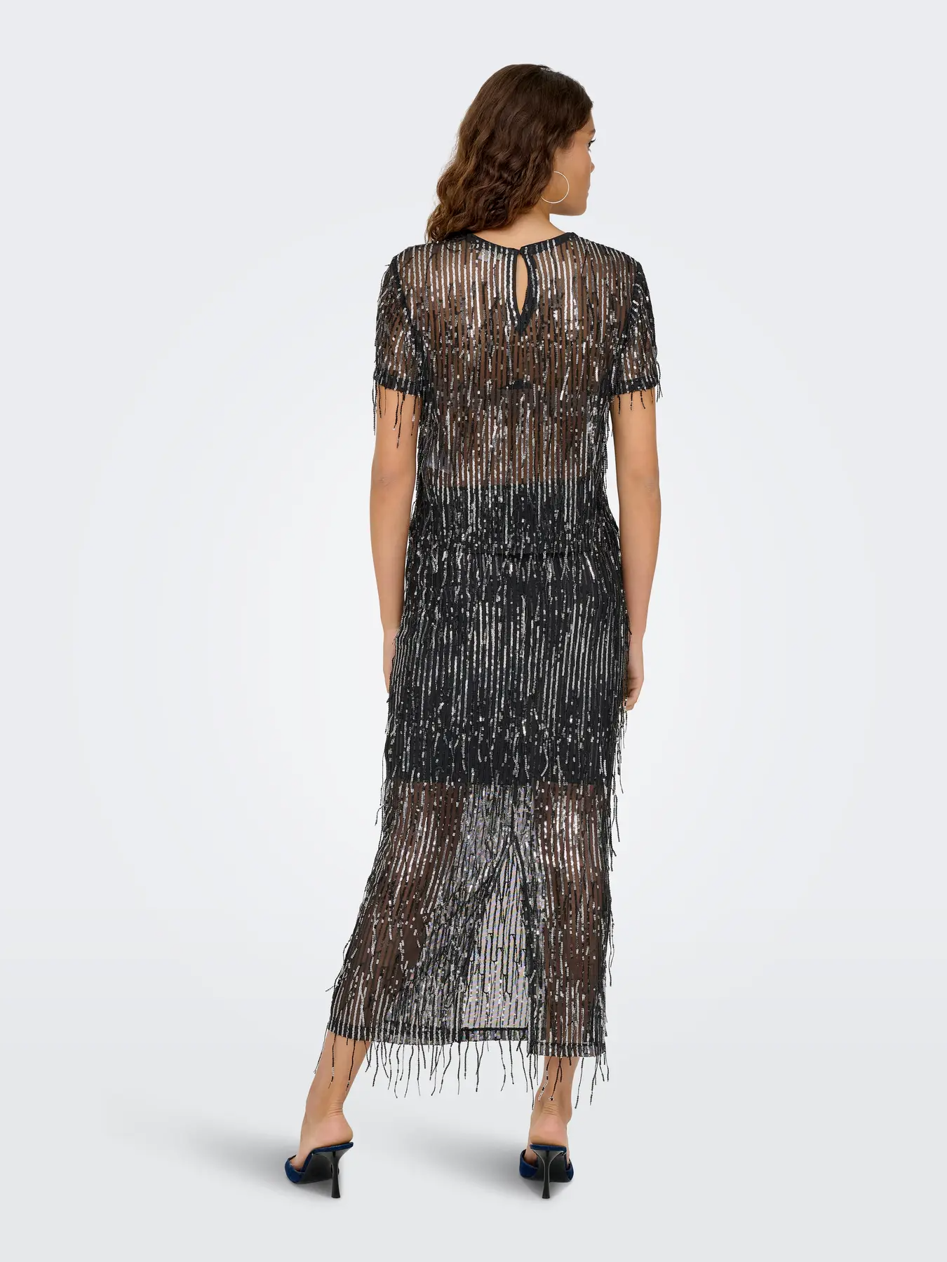 ONLSPACY SS SEQUINS TOP WVN | ONLY