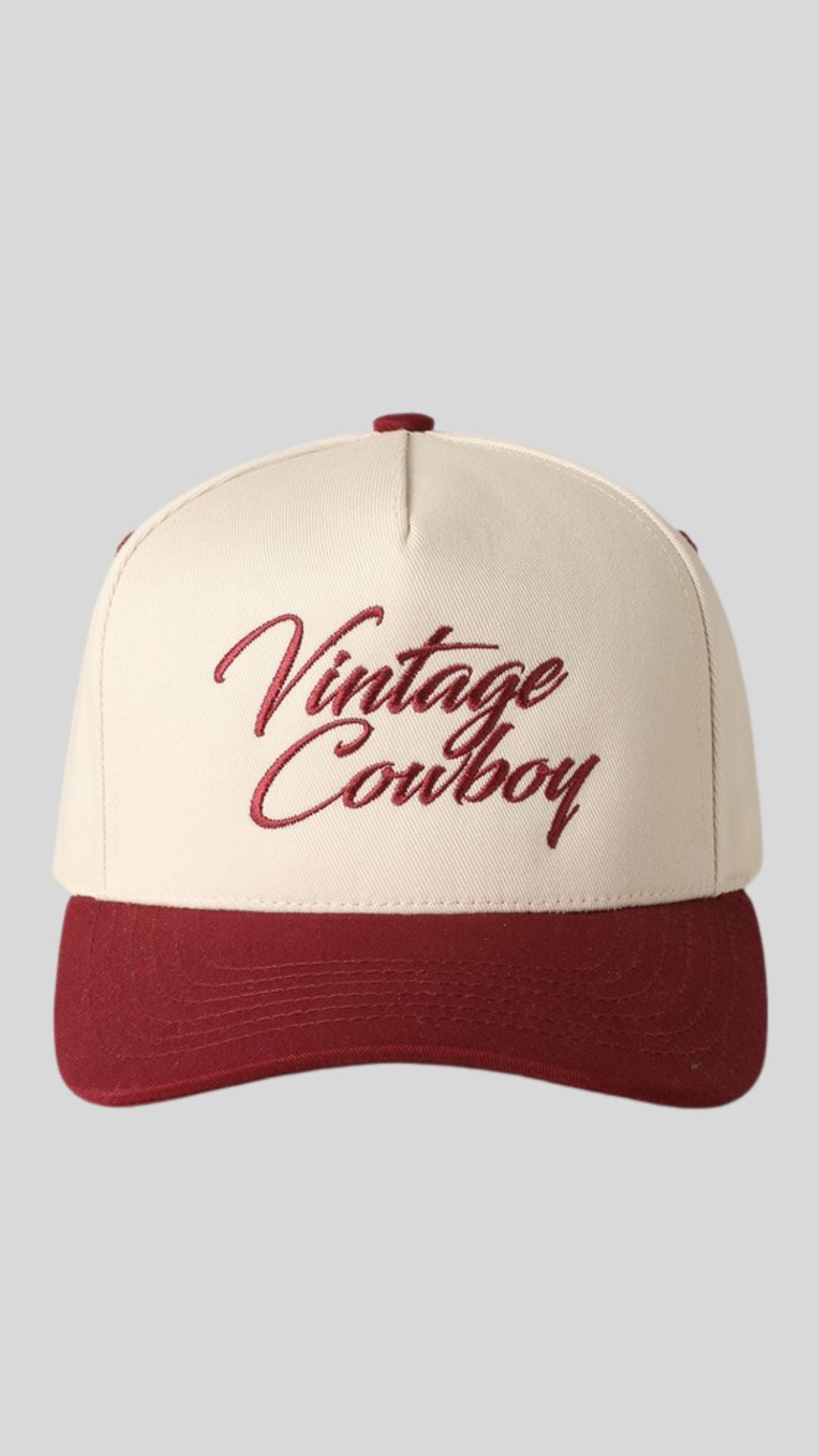 VINTAGE COWBOY HAT | BEST SELLER | (BURGUNDY)