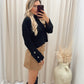 ESTELLA RIBBED SWEATER (BLACK)