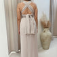 NEW KHALECI MAXI DRESS (TAUPE)