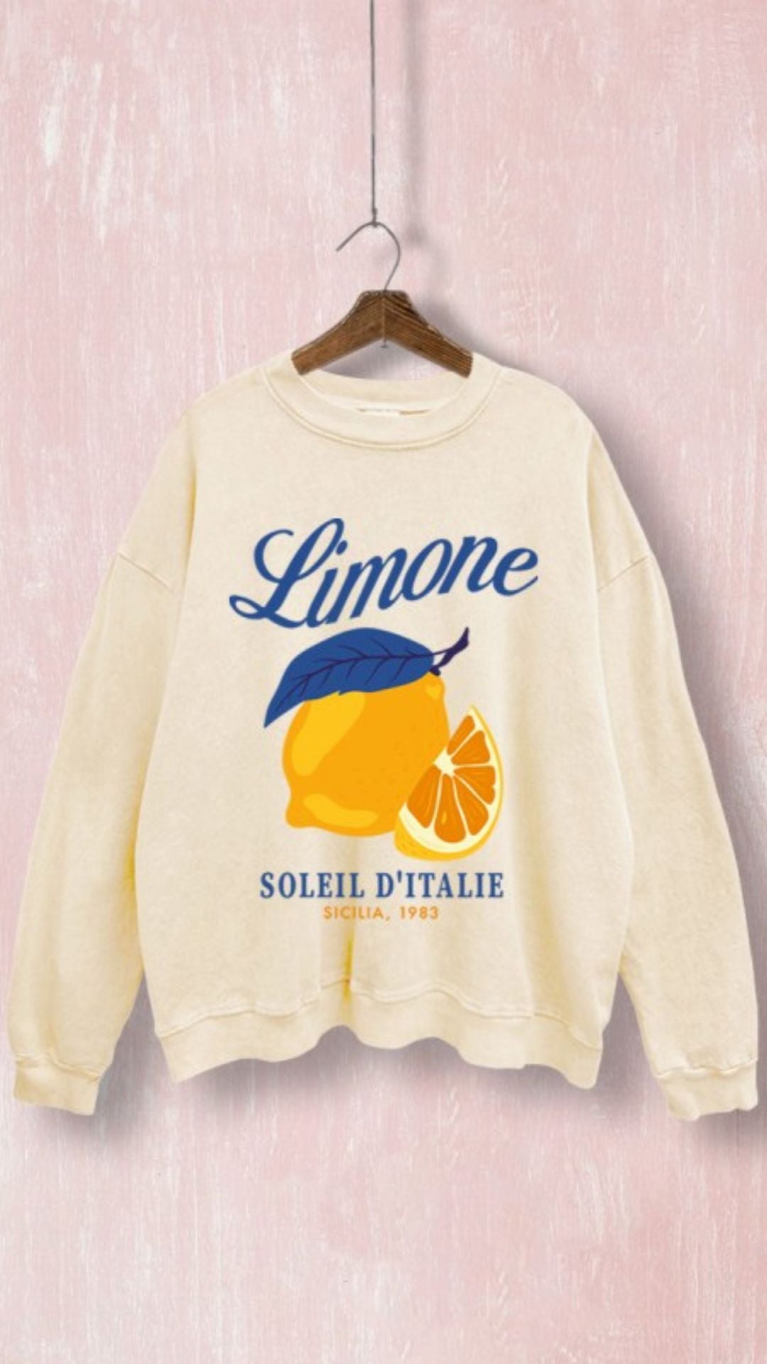 LIMONE CREW NECK SWEATSHIRT