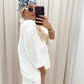 NIKKI TWO PIECE LINEN SET (WHITE)