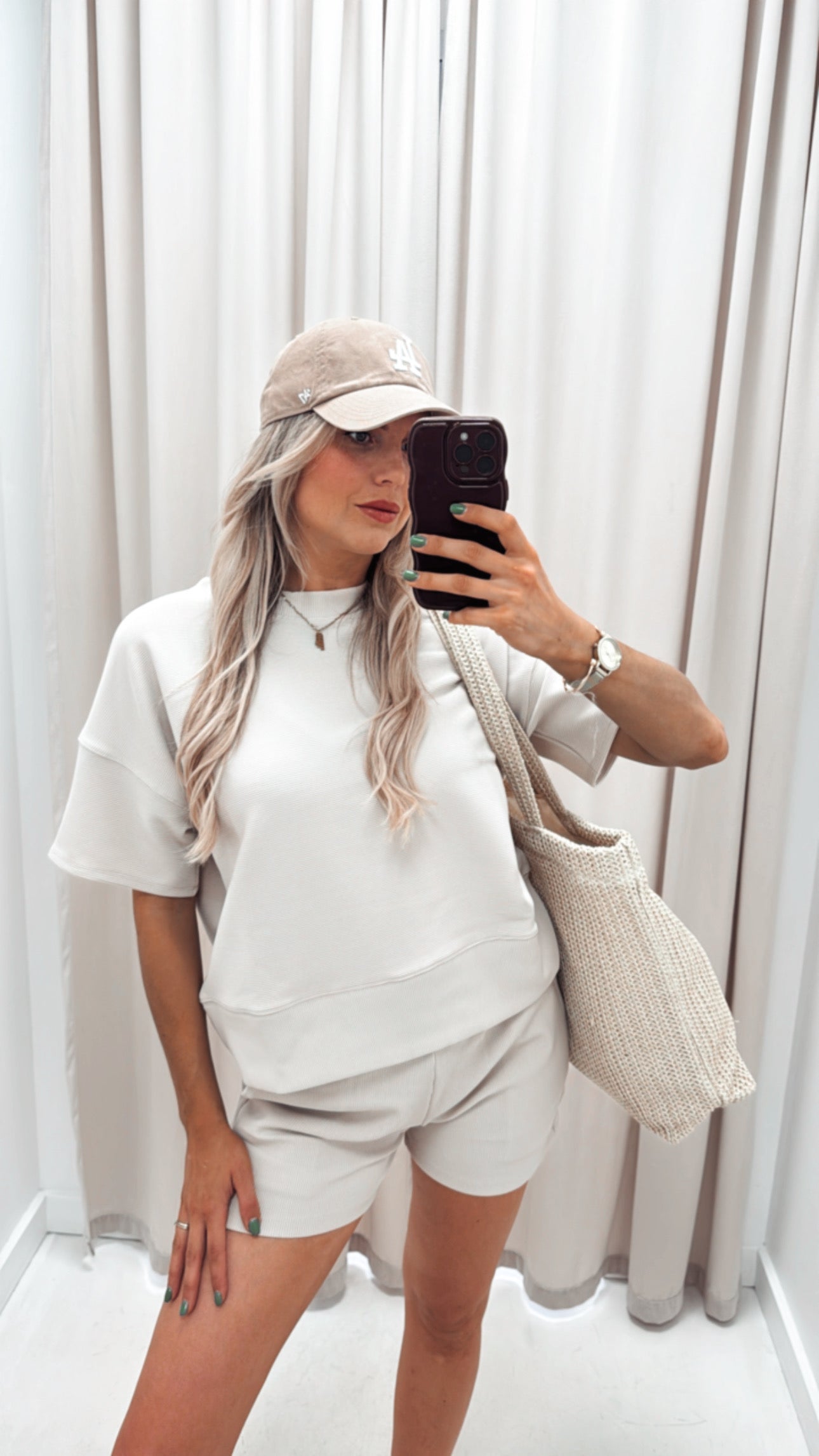 TALIN TWO PIECE SHORT SET (NUDE) | BEST SELLER