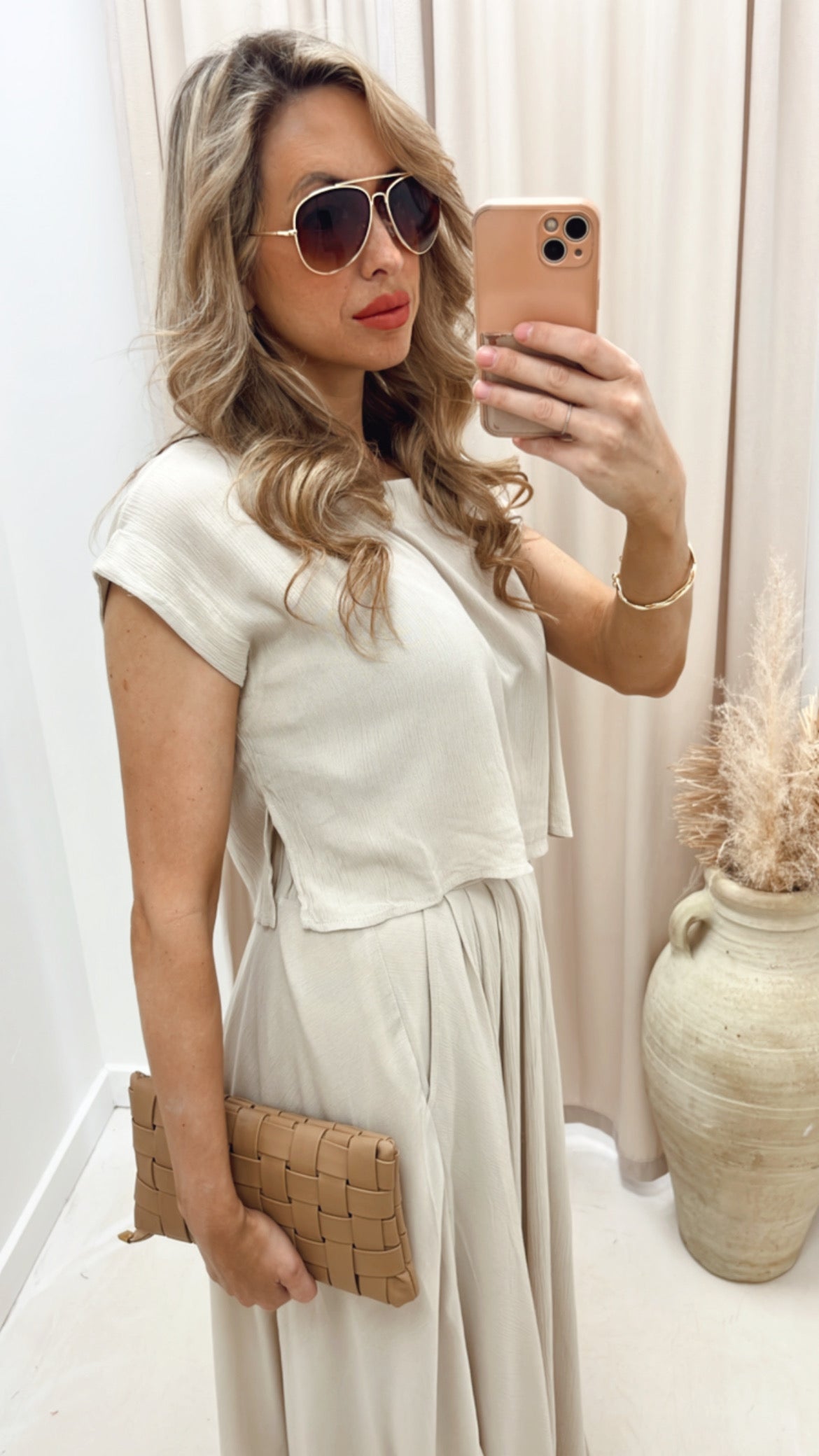 ZOEY TEE CROP AND SKIRT SET (HOT RESTOCK)