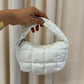 NEW MILEY WHITE PUFFER MINI PURSE