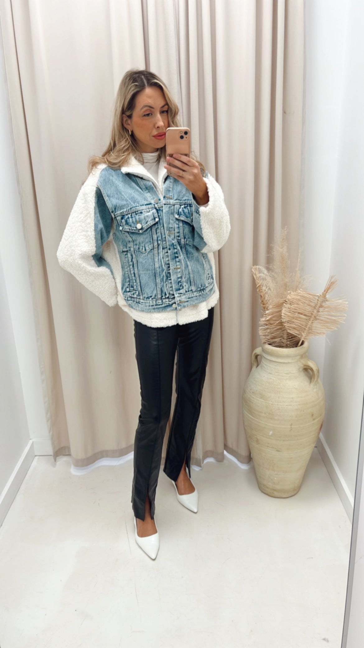 DORO MIXED SHERPA COAT