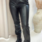 NEW KRISTY | PREMIUM FAUX LEATHER TROUSERS (BLACK)