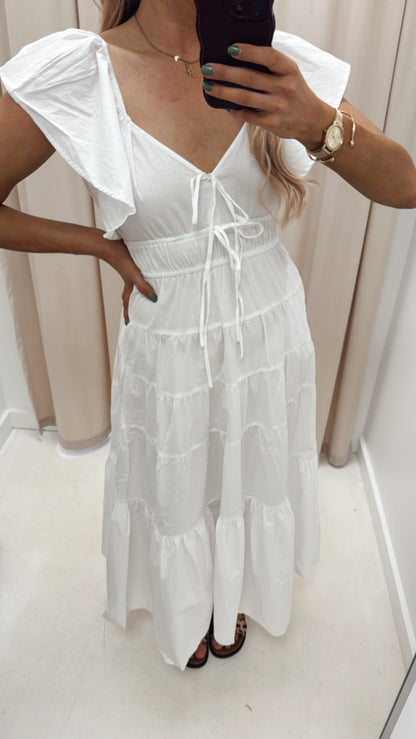 JESSICA WHITE MAXI DRESS
