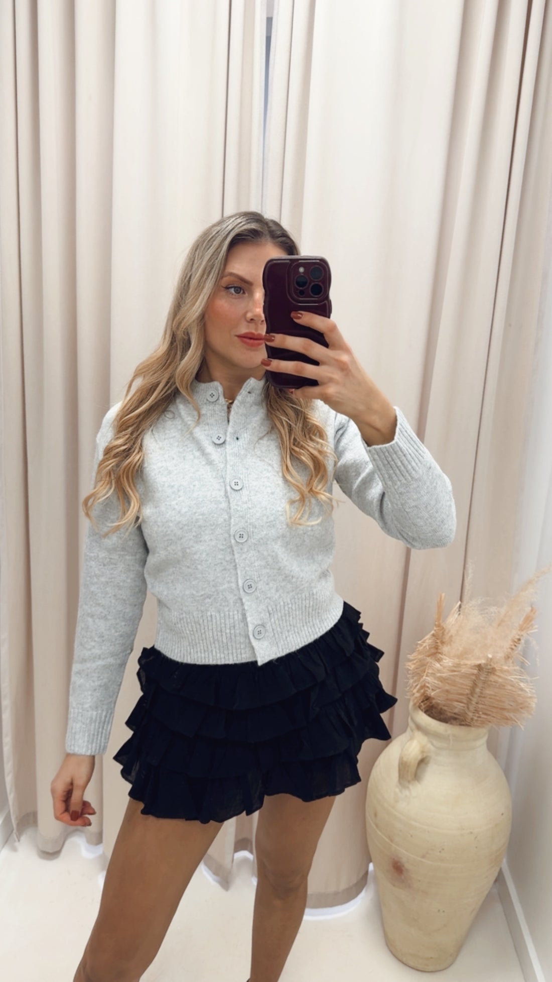 EVERYDAY CARDIGAN (LIGHT GREY)