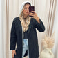 RACHEAL HOODED COAT | BLACK
