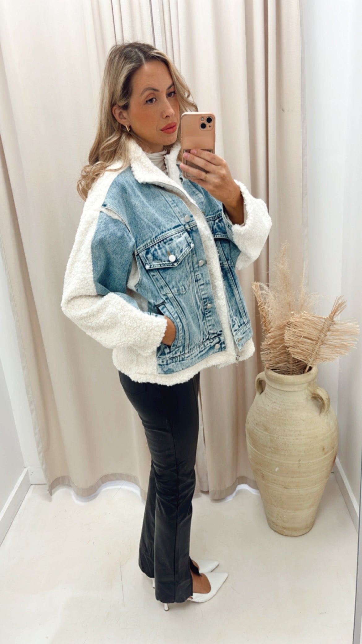 DORO MIXED SHERPA COAT